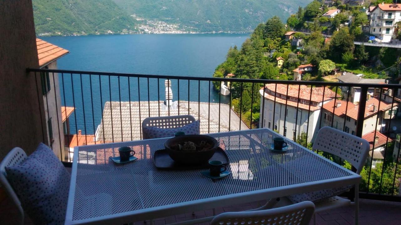 Ferienwohnung La Terrazza Sul Lago Di Como Nesso Exterior foto